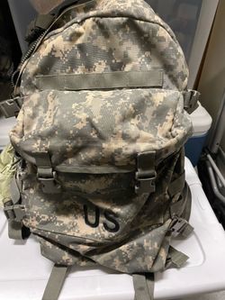 US Army ACU Digital Camo Military Backpack