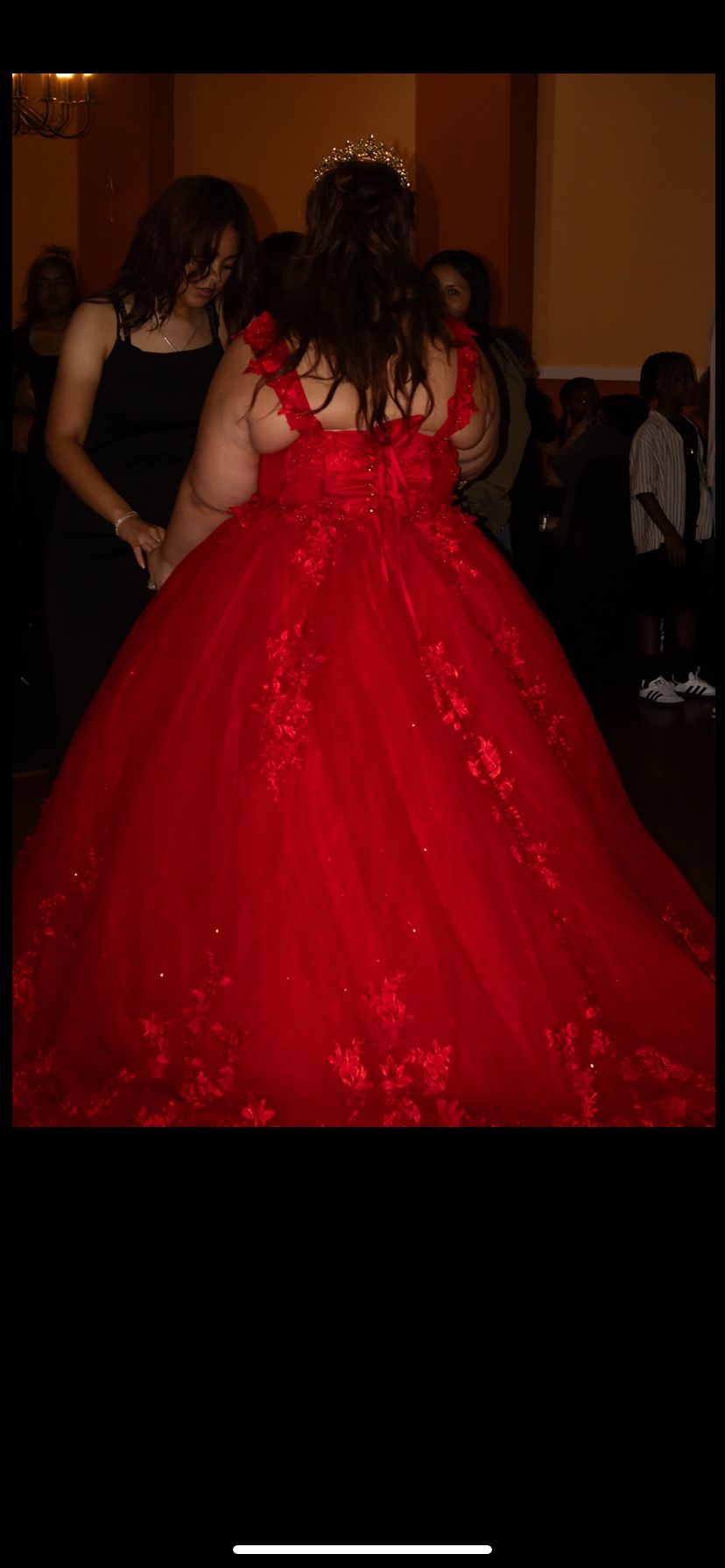 Gorgeous Red Quinceañera Dress - XL - Like New!
