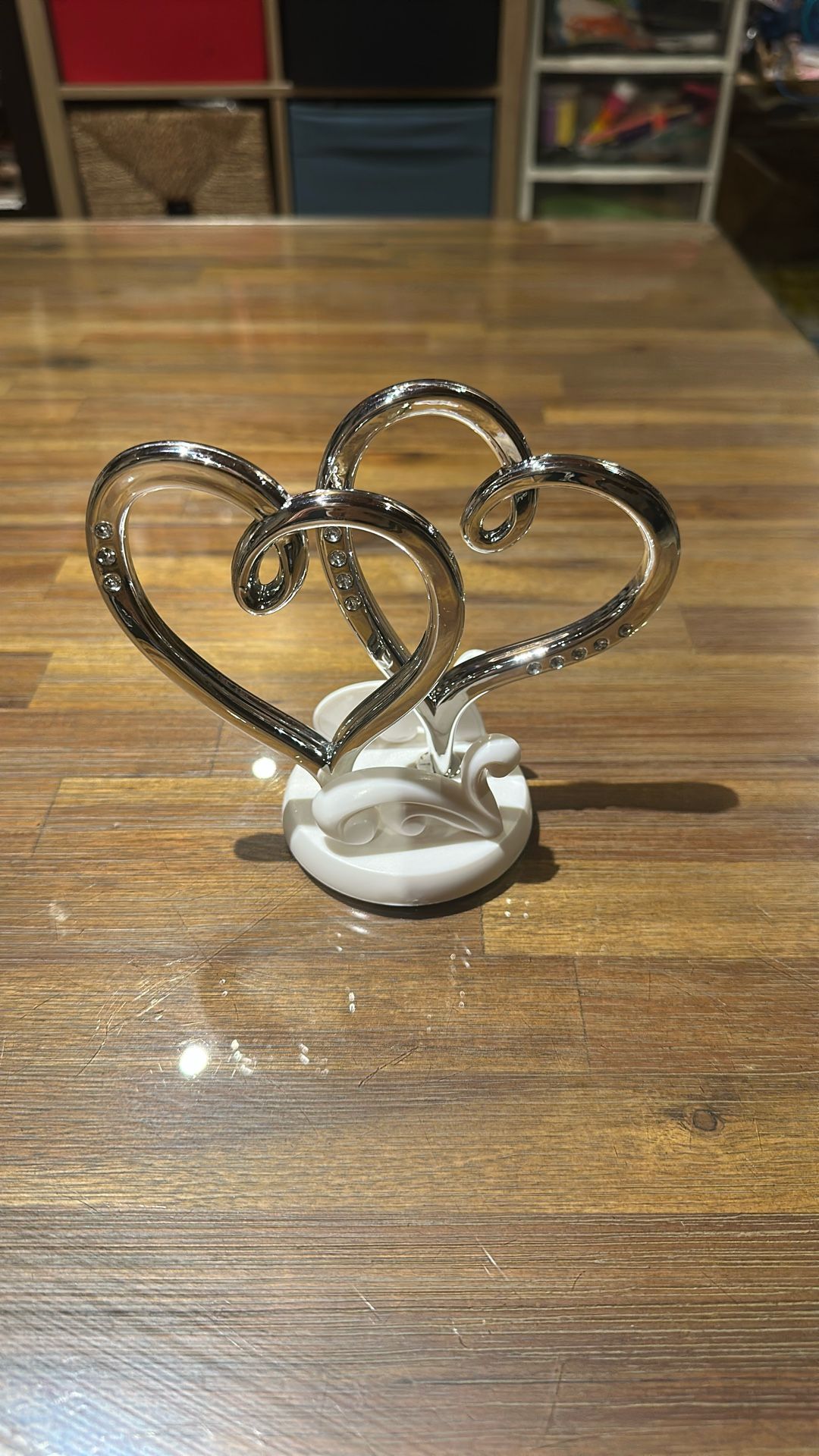 Hearts Wedding cake topper