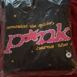 sp5der hoodie v1 black 