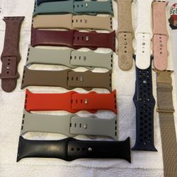 Silicone Sport Bands Compatible with Apple Watch Band 