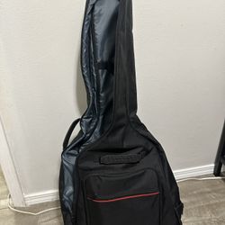Guitar bag for acoustic or electric guitar