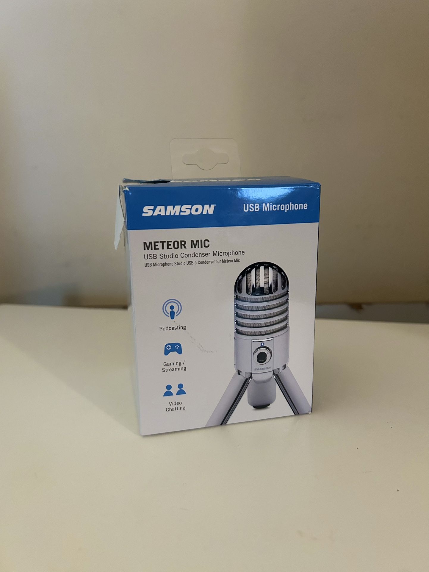 Brand New Samson Meteor Mic – USB Mic for Podcasts, Music, & Video Chat