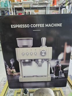 Espresso Coffee Machine with Grinder