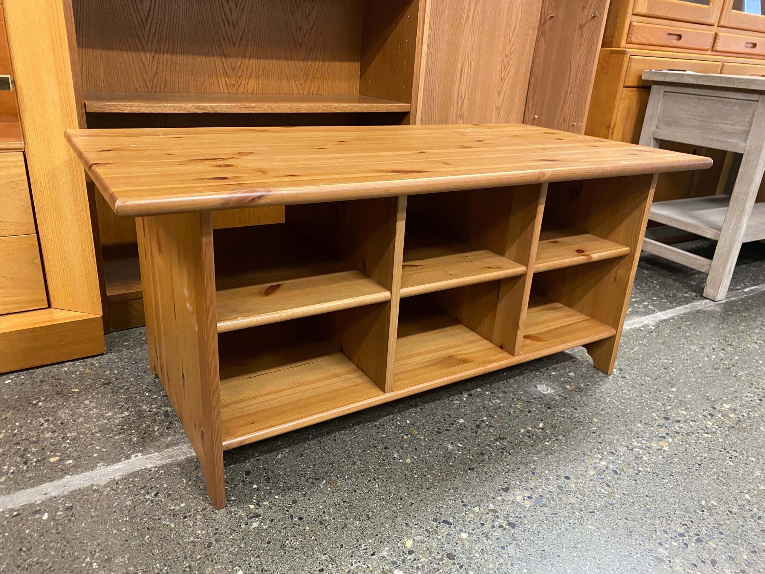 IKEA Leksvik Pine Storage Coffee Table