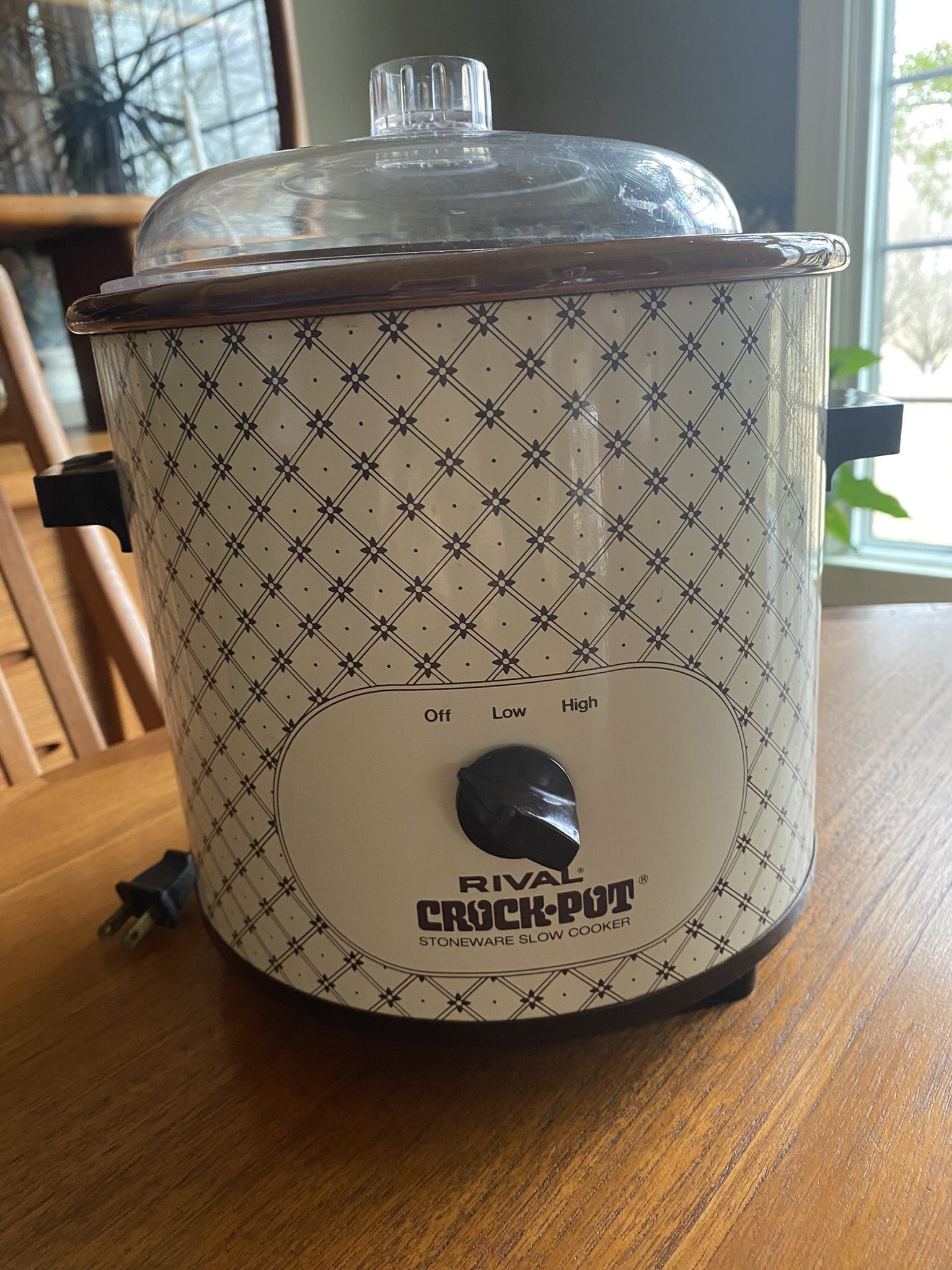 Vintage Rival 3.5 Qt. Stoneware Crockpot 3100P