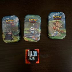 Pokémon TCG Mini Tins Sinnoh Stars  x3 MUNCHLAX Piplup chimchar