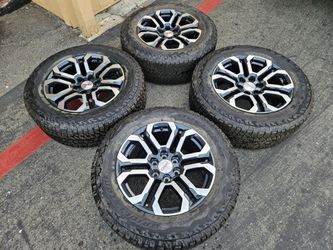 20" GMC SIERRA WHEELS TIRES & SENSORS