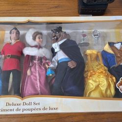 NEW Disney Store Beauty and the Beast Doll Deluxe Gift Set - 2024