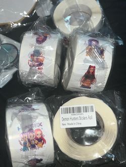 K pop demon hunter stickers roll
