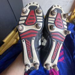 Mizuno Soccer Cleats Professional Model Size 7.5 Made In Italy. Super Rare