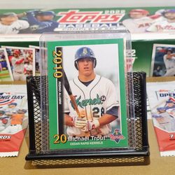Mike Trout. 2010 Cedar Rapids Kernels Rising Alumni #3 minor league MLB