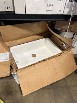 Kohler Enameled cast iron white Sink