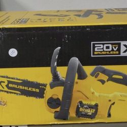 DEWALT 20V MAX 12-inch Brushless Cordless Compact Chainsaw 