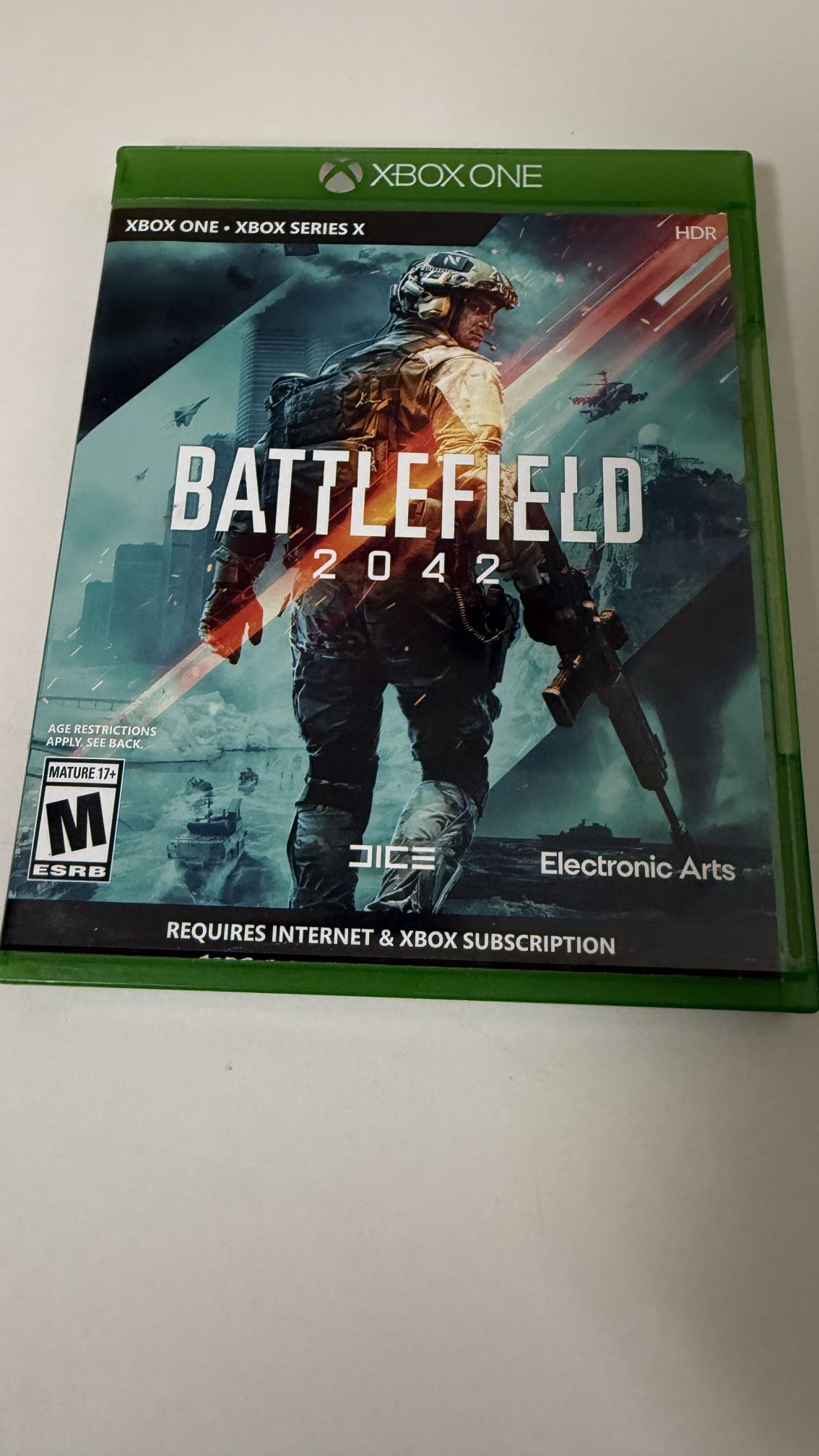 Xbox One Battlefield 2042 video game for Xbox One and XBox series X