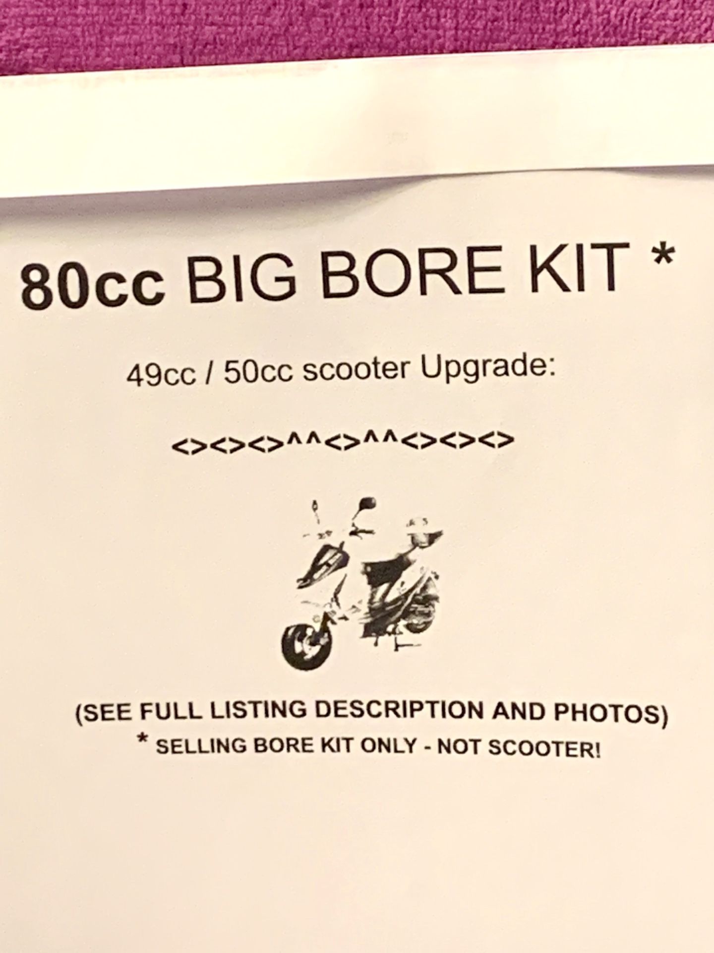 80cc Bore Kit Upgrade for scooter ๐ต Make UR bike Faster Today ๐
