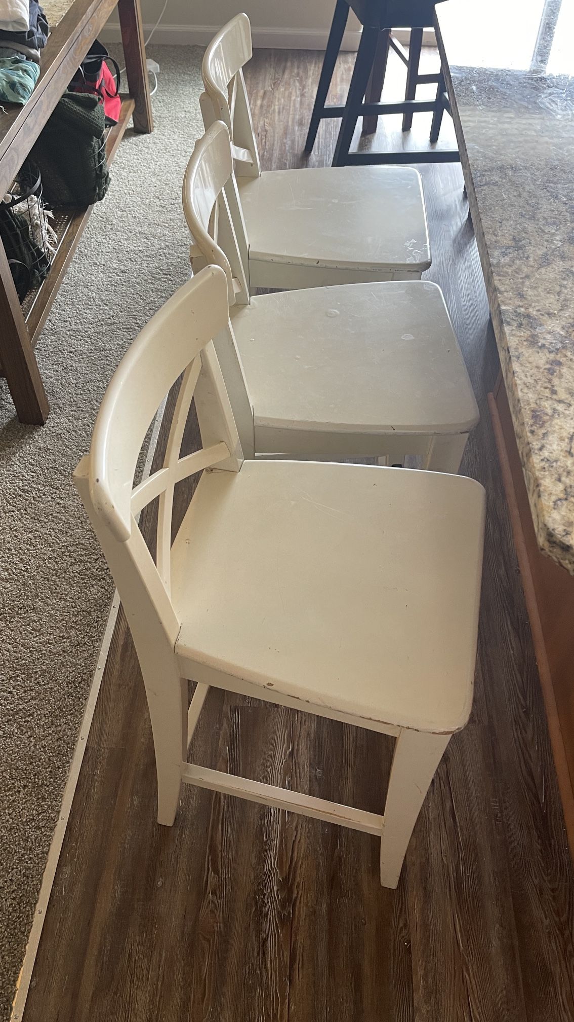 3 IKEA bar Stools With Back Rest for Sale in Salem, OR OfferUp