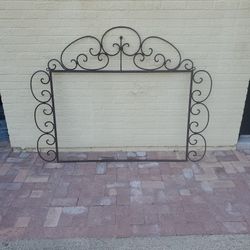 Beautiful Old Iron Picture/Mirror Frame