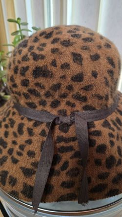 Leopard print hat