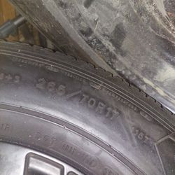 265/70r17 With Rims