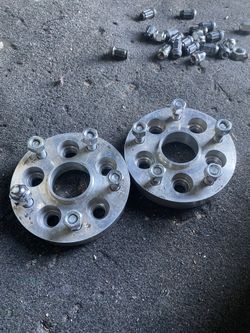 (2) 1” 5x100 to 5x114 (w/ lug nuts)