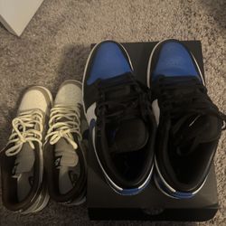 Blue And Black Js And Brown Dunks Package 