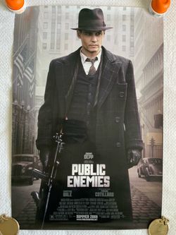 Public Enemies 2009 Double Sided Movie Poster (27X40)