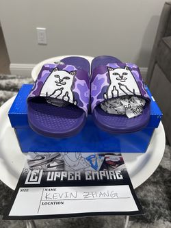 RIPNDIP Lord Nermal Slides (Purple Camo) / size 8M