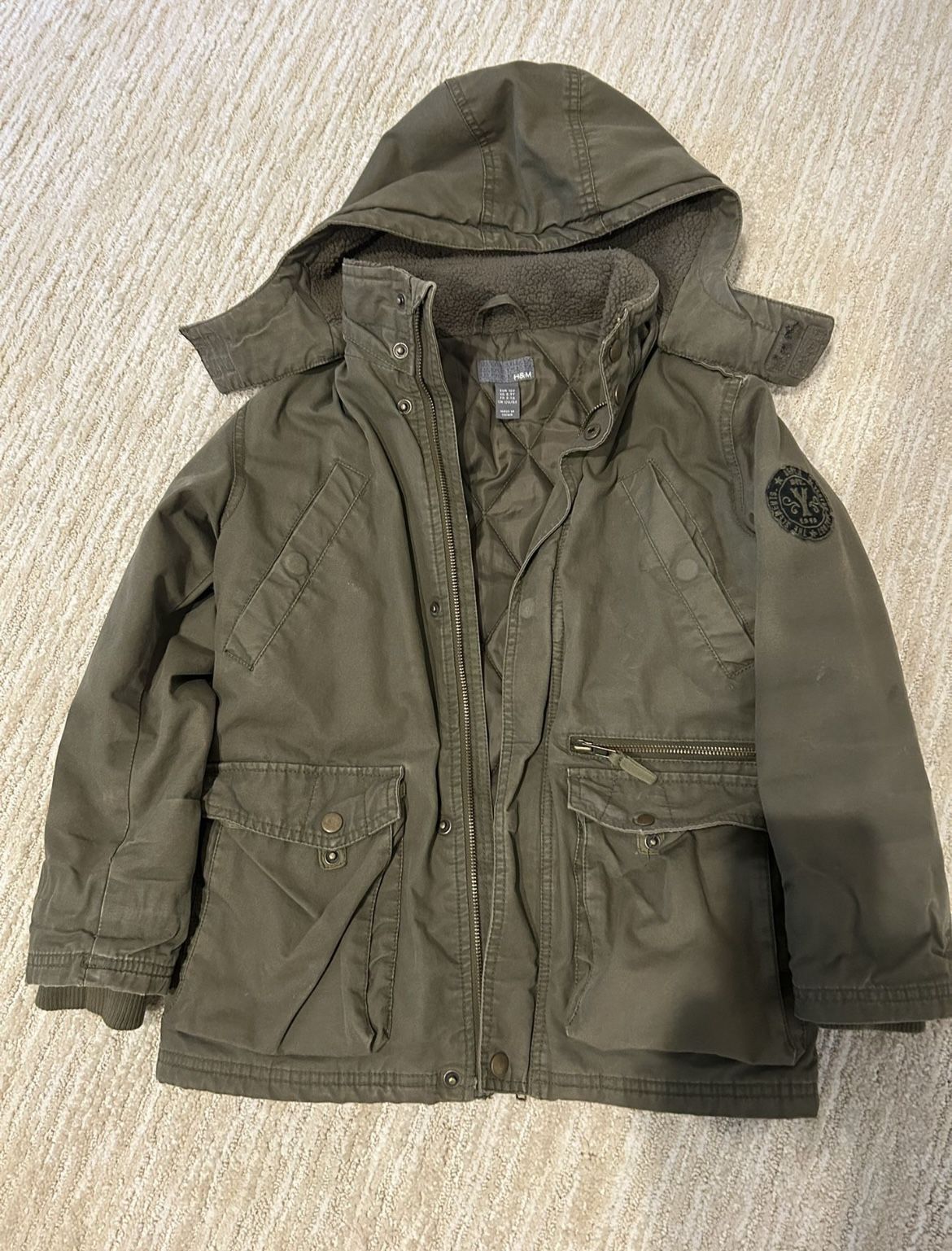 H&M Boys Fall Jacket Size 6-7 Years