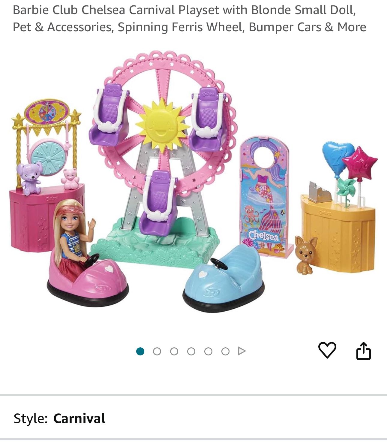 Barbie chelsea ferris wheel hotsell