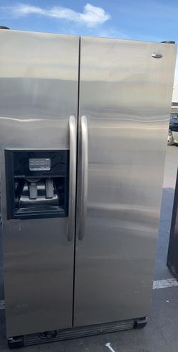 Amana Side By Side Stainless Steel Fridge
