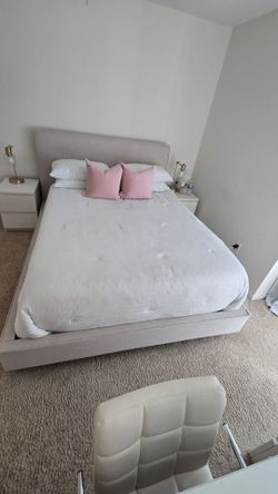 Selling 3 Light Grey queen sized bed frames