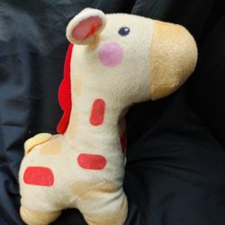 Fisher Price Plush Giraffe Soothe & Glow Lights Up Musical Stuffed Animal 9" Toy