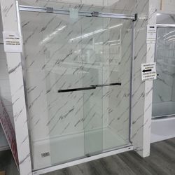 Bathroom, Shower Glass Door