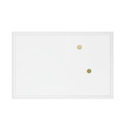 🔴 U Brands Farmhouse Magnetic Dry Erase Board White Board, 30" x 20", White Wood Style Frame, Includes 2 Magnets=T1-371