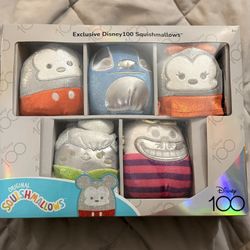 New Squishmallows Disney 100 5 Inch 5-PK Plush