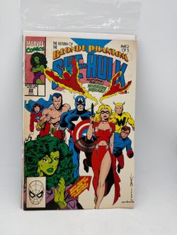 She-Hulk Comic Marvel Comics 1990 Part 2 Blonde Phantom All-Winners