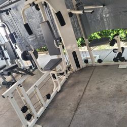 Home Gym Machine Multiples Exercises Total Body Fitness Equipment Workout 