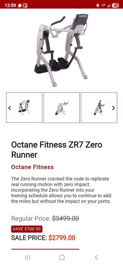 Elliptical Octane Fitness Zero Runner