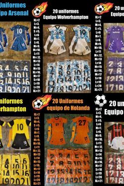 20 soccer uniforms