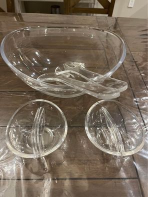 5-Piece Acrylic serving set, Made of heavy weight BPA free New