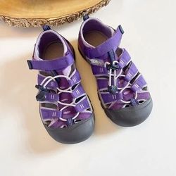 Keen Purples Water Resistant Sandals shoes little toddler kids childrens size 9 Flats