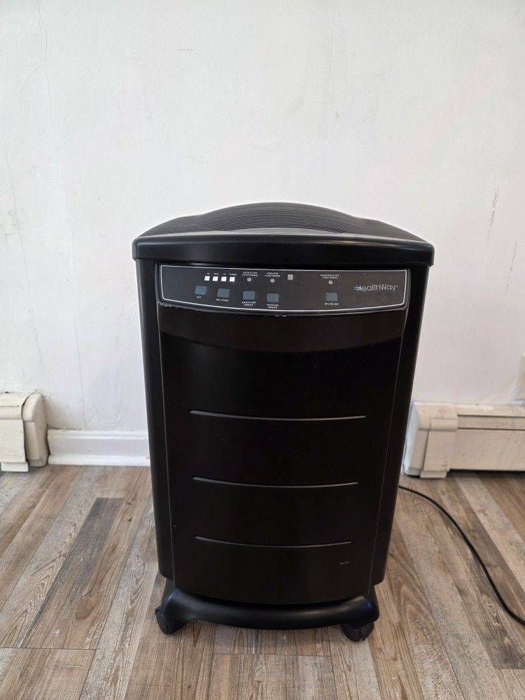 HealthWay 20600-3 Professional Deluxe Silent Air Purifier - Black