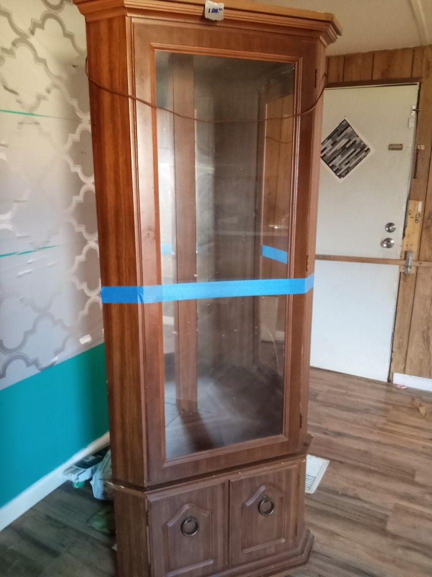 1949 Solid Curio Cabinet 