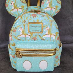 Disney Loungefly Backpack - Main Attraction - Prince Charming Regal Carrousel