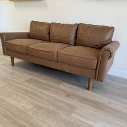 Ainsley 73'' Faux Leather Sofa