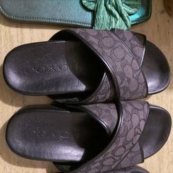 Coach Slides Size 9 