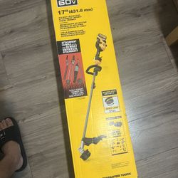 DEWALT 60V MAX Brushless Cordless Battery Powered Attachment Capable String Trimmer Kit, (1) FLEXVOLT 3Ah Battery and Charger