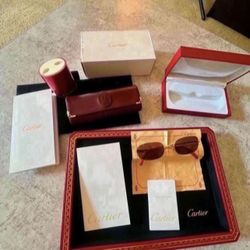 Vintage Cartier Sunglasses Mid 1988 / 1990  100% Authentic 