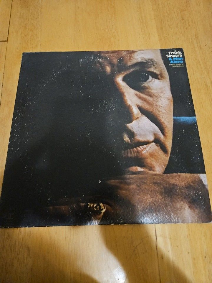Frank Sinatra A Man Alone 1971 UK Press, NM- Vinyl/VG+ Cover